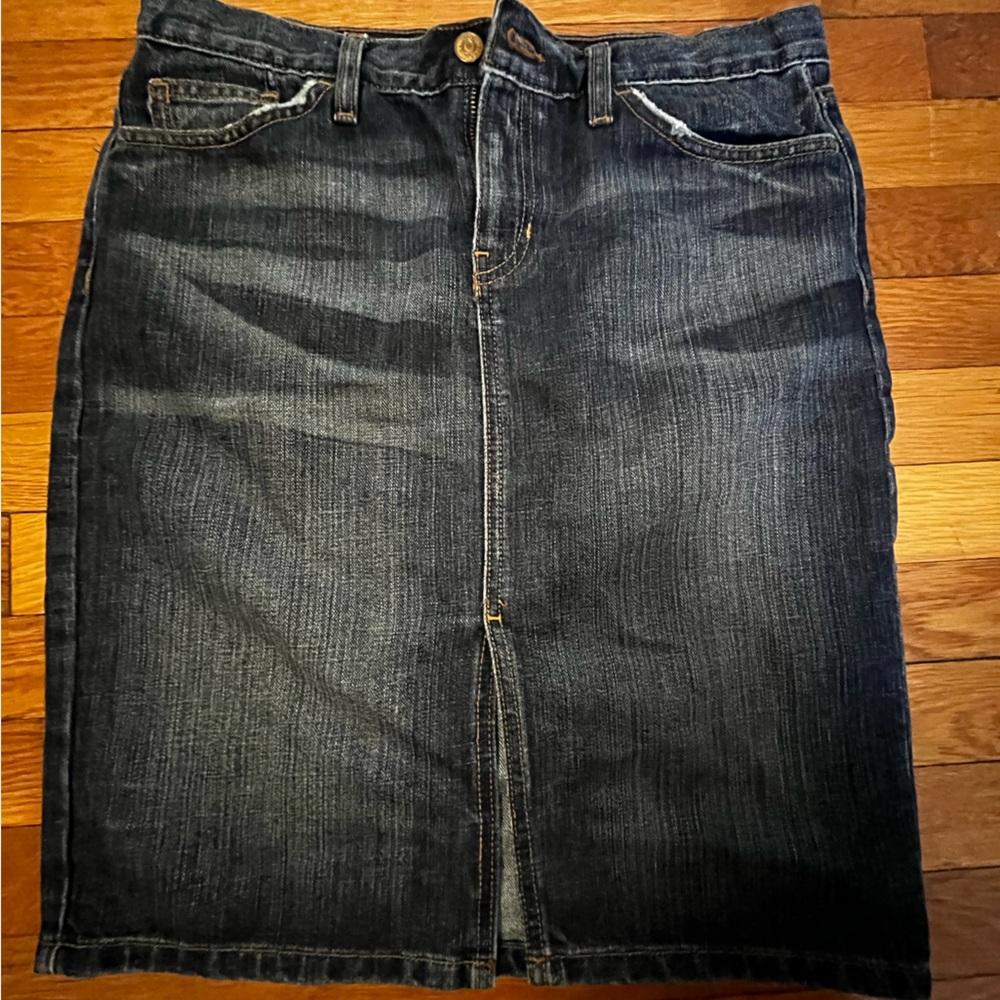 Gap midi jean skirt